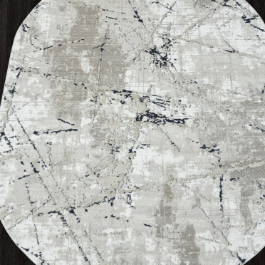 Ковер GL039D - BROWN / BROWN - Овал - коллекция NENSI