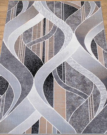 Ковер российский 15792-10734 Лайла де Люкс (Полипропилен, бежевый, серый)