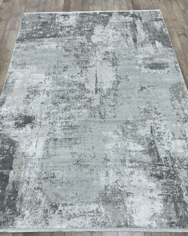 Ковер турецкий 1093 LUXURY DOKU (Бамбуковый шелк, серый)
