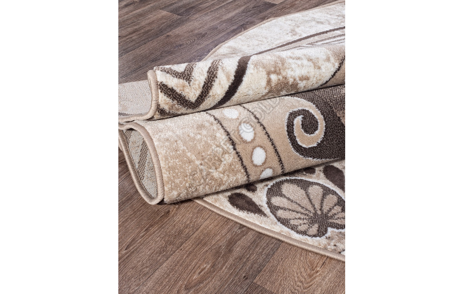 Ковер Valencia Delux d300 - CREAM-BROWN - Овал