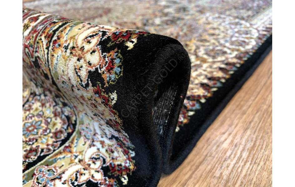 Ковер турецкий Абришим 3809A navy прямоугольный