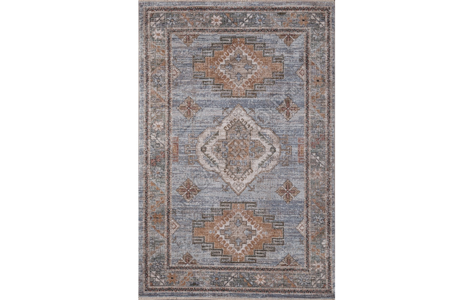 Акриловый ковер 35016 - 030 BLUE - Прямоугольник - коллекция BALTIMORE