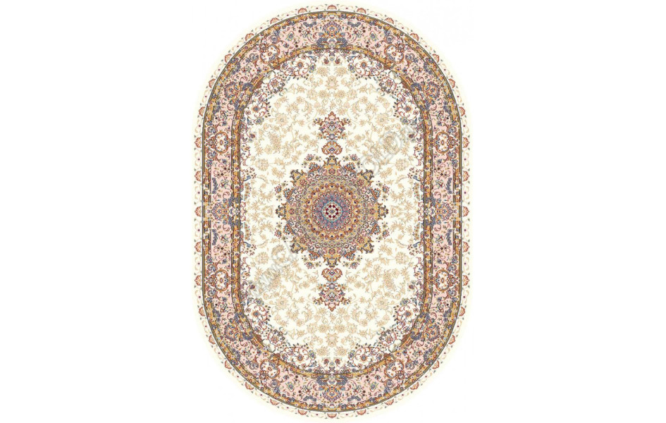 Монгольский ковер HUNNU (шерсть + вискоза) 6C1113 001 овальный