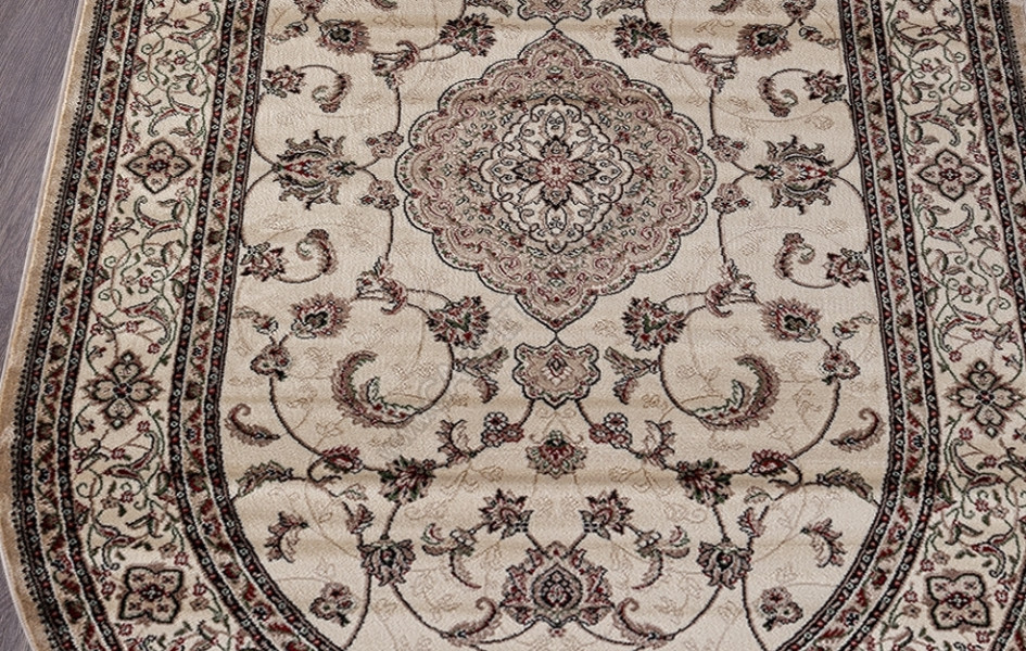 Ковер D389 - BEIGE - Овал COLIZEY