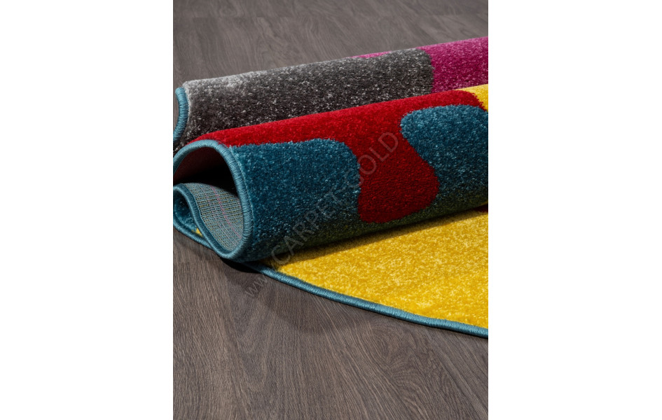 Детский ковер V820 - MULTICOLOR - Овал - коллекция RIO