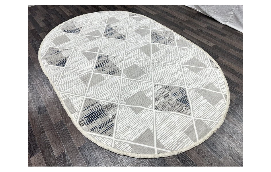 Ковер Gordion 16127_1 овал в скандинавском стиле