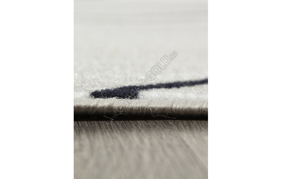 Ковер F395 - GRAY - Прямоугольник - коллекция SILVER