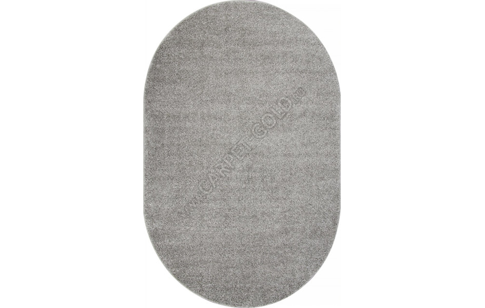 Ковер T600 - GRAY - Овал - коллекция LANA