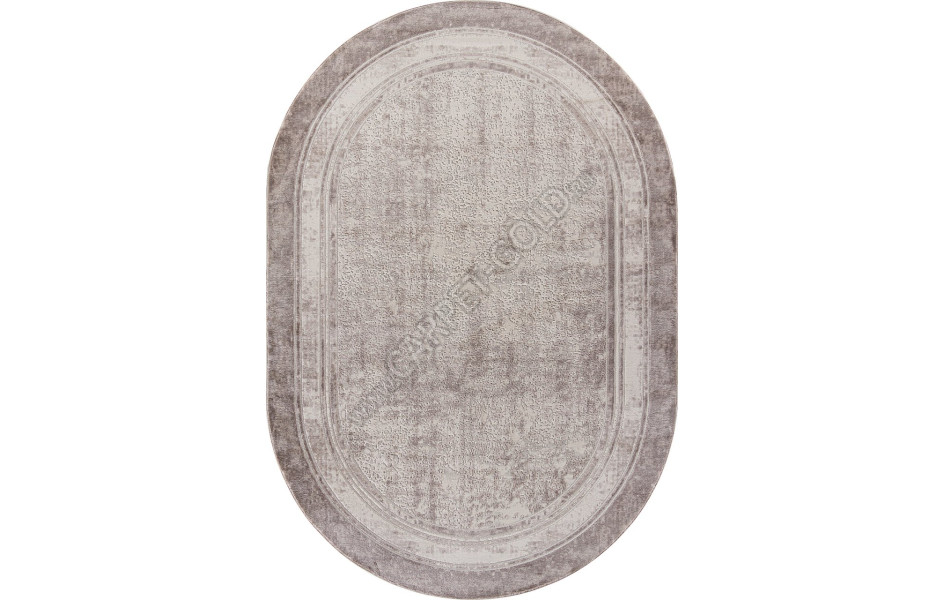 Ковер O2445 - 680 CREAM / BROWN - Овал - коллекция BRAND