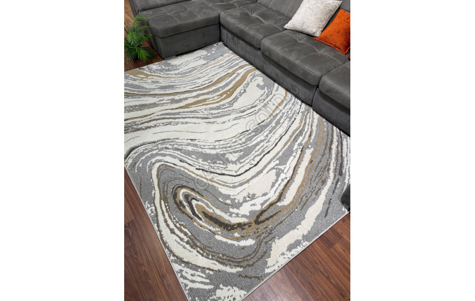 Ковер комнатный На пол Nika AC35 - BEIGE GREY